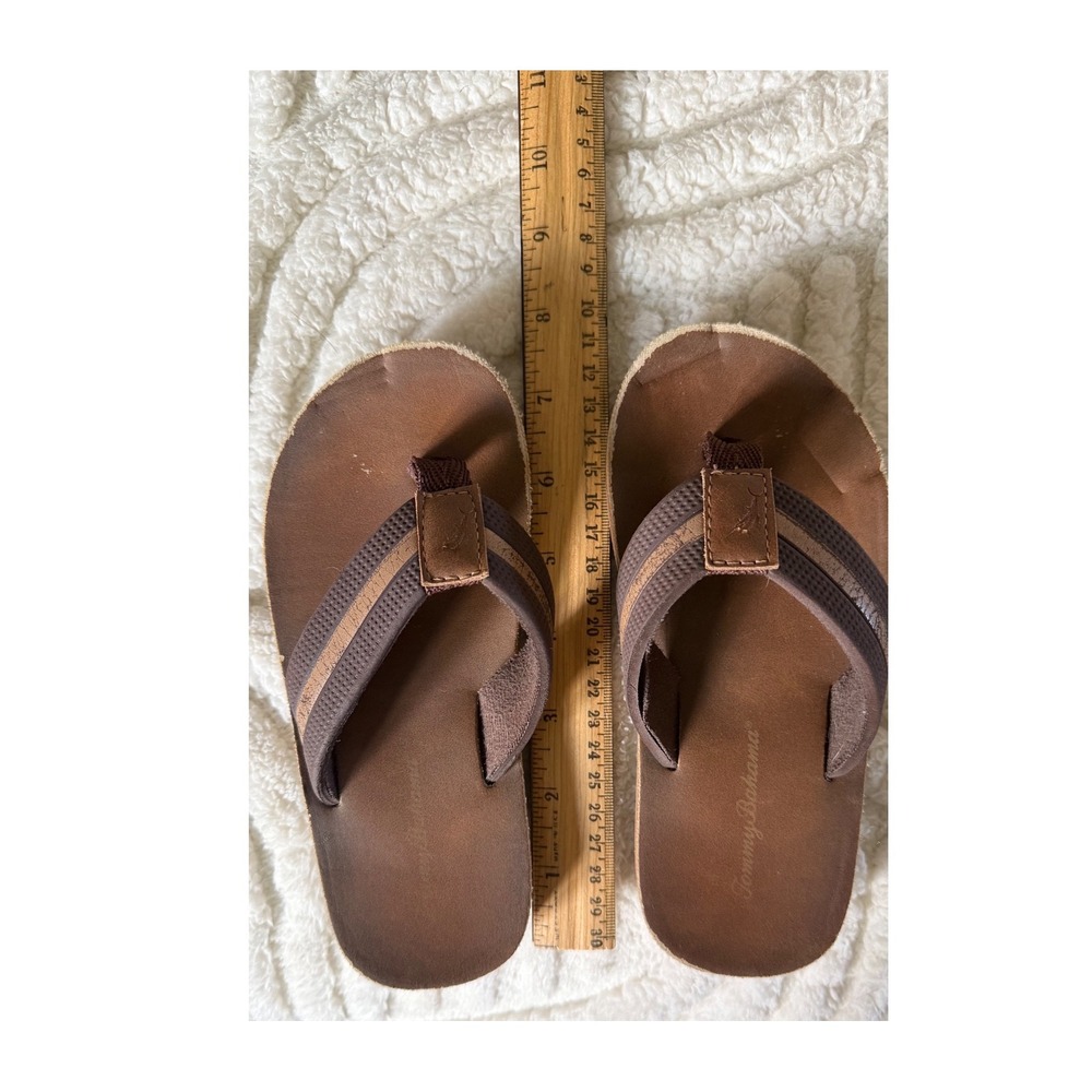 Tommy Bahama Flip Flops Kids Brown Good Casual Beach Thong Sandals‎